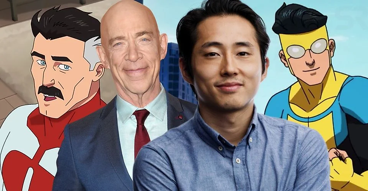 JK Simmons as Omniman and Steben Yeung as Invincible