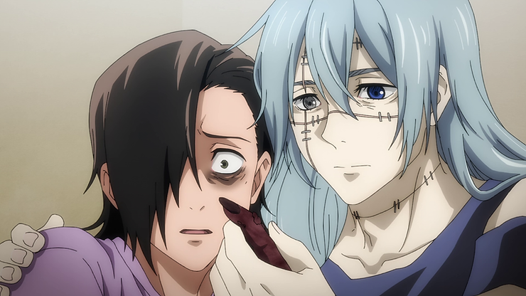 Junpei being manipulated by Mahito -- Jujutsu Kaisen