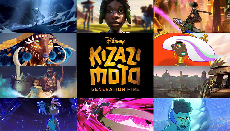 Screenshots of all ten episodes of Disney's Kizazi Moto Generation Fire