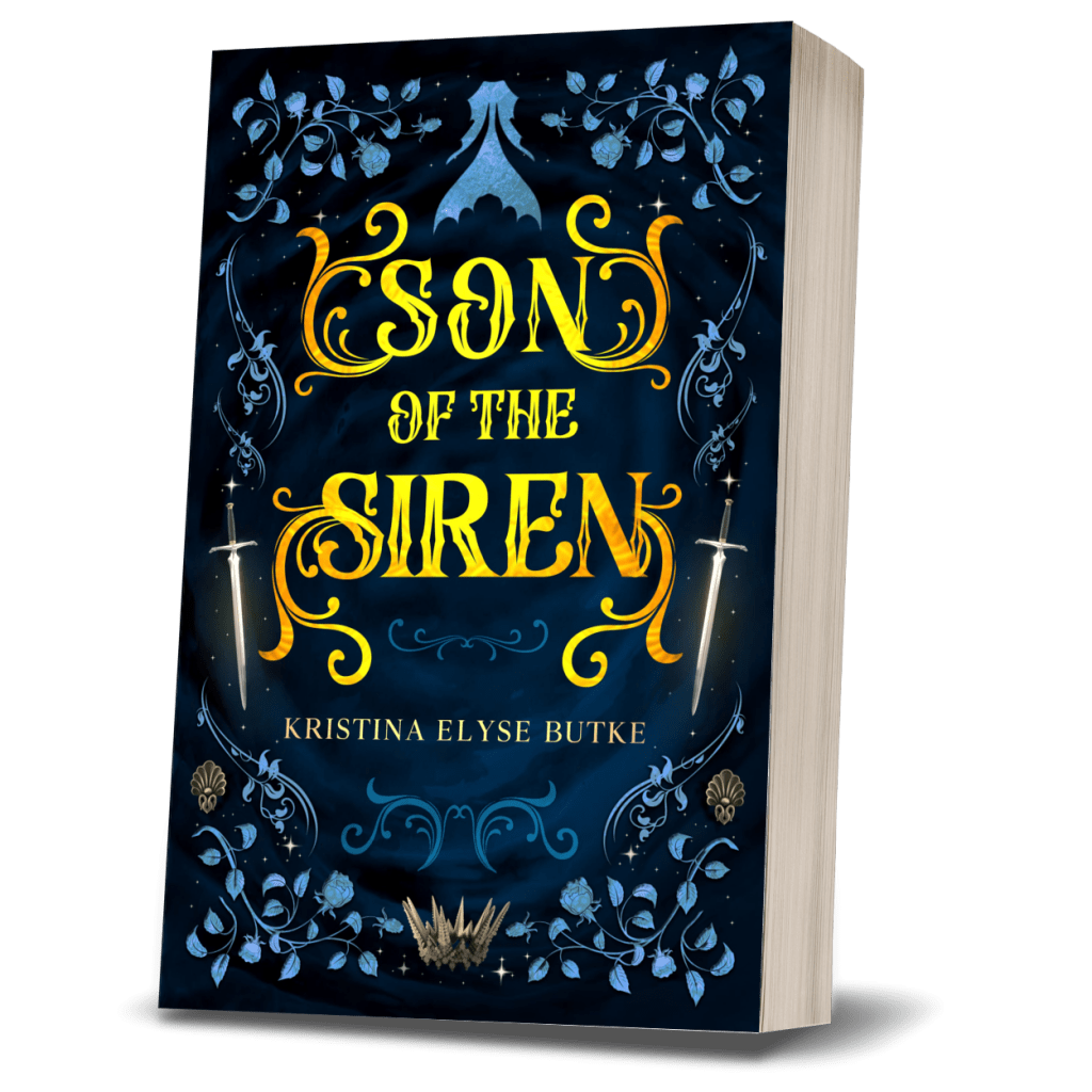 3D rendering of the cover to SON OF THE SIREN by Kristina Elyse Butke