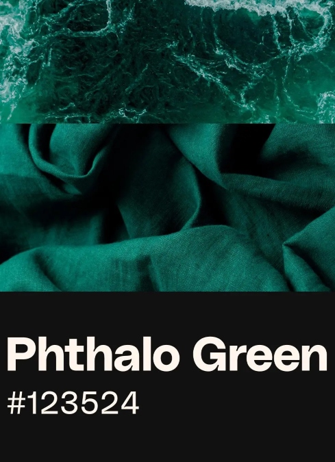 Threads chooses Phthalo&nbsp;Green